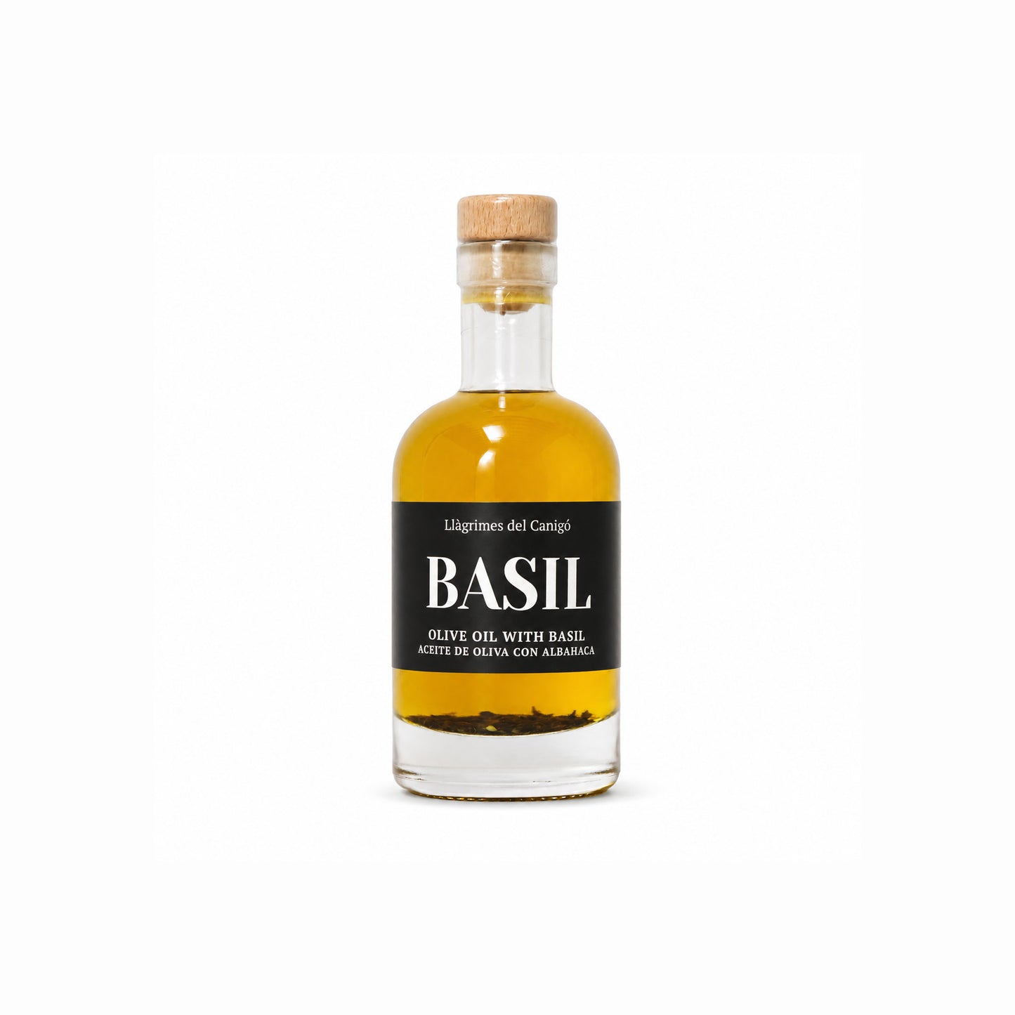 Basil Infused Extra Virgin Olive Oil – 100ml / 3.38 fl oz – Llàgrimes del Canigó