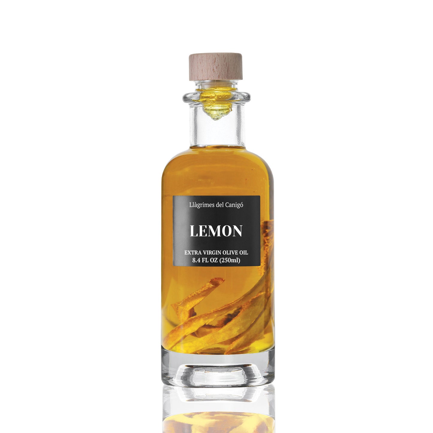Lemon Infused Extra Virgin Olive Oil – 250ml / 8.45 fl oz – Llàgrimes del Canigó