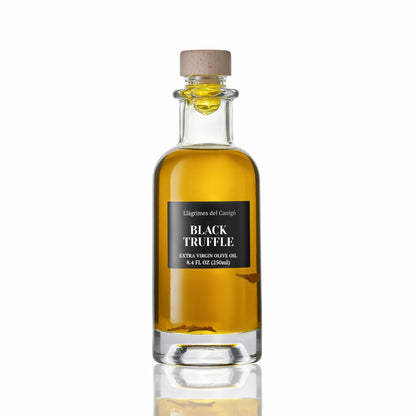 Black Truffle Infused Extra Virgin Olive Oil – 250ml / 8.45 fl oz – Llàgrimes del Canigó